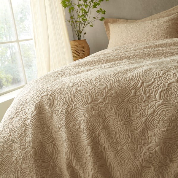 Béžové obliečky na jednolôžko 135x200 cm Casablanca Pinsonic – Pineapple Elephant-image-3