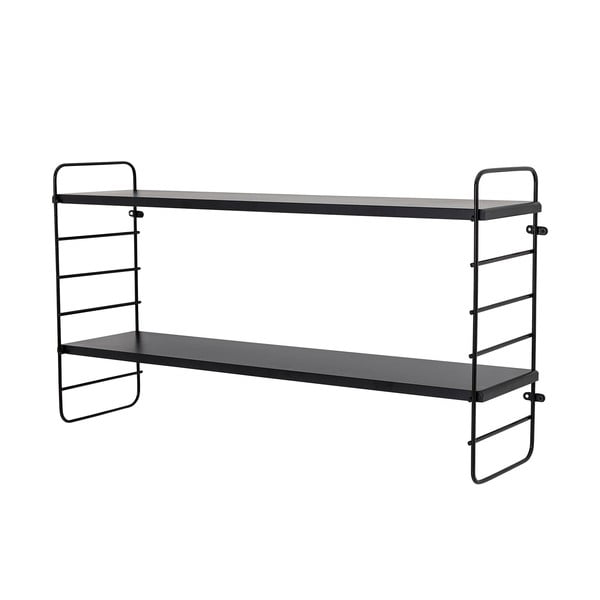 Čierna kovová polica Bloomingville North-image-2