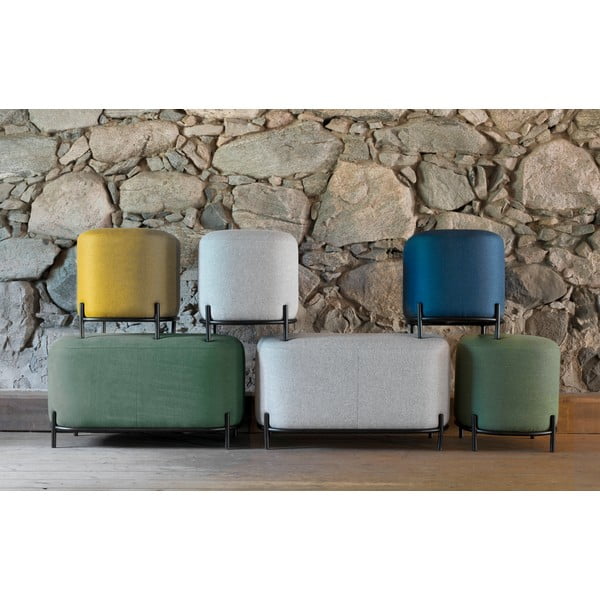 Sivý puf Tenzo Harry, šírka 82 cm-image-1