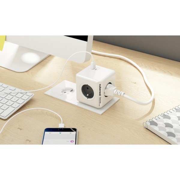 Rozbočovacia zásuvka PowerCube Original USB – Cubenest-image-1