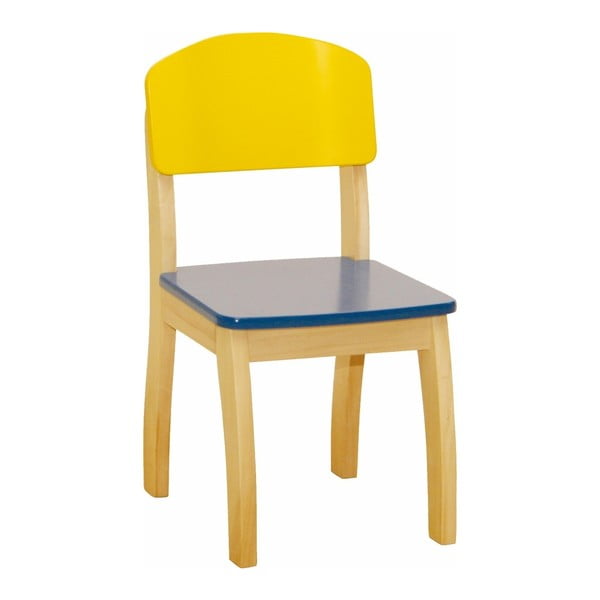 Detská žltá stolička Roba Kids