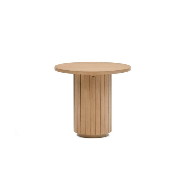 Okrúhly odkladací stolík z mangového dreva ø 60 cm Licia - Kave Home