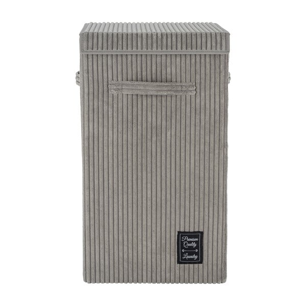 Sivý kôš na bielizeň Wenko Cora, objem 63 l-image-1