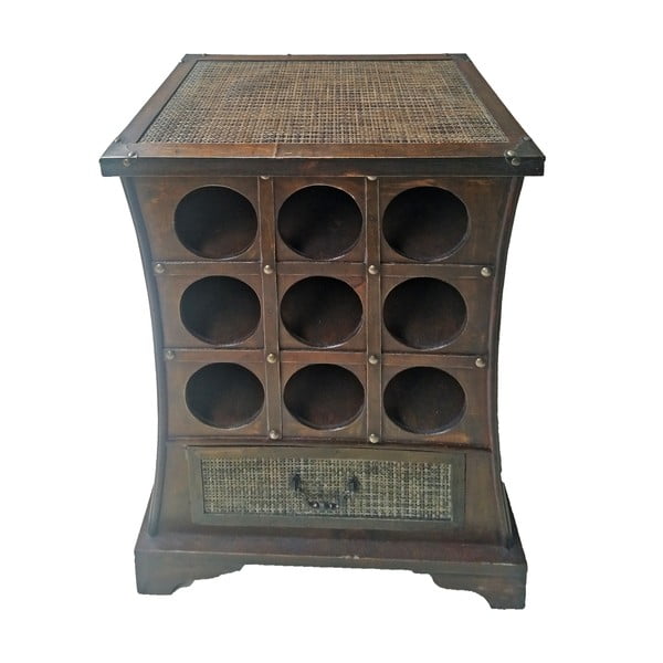 Hnedá vinotéka na 9 fliaš, 46x58 cm – Deco Pleasure-image-2