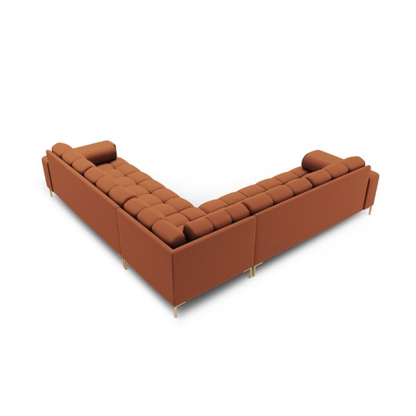 Rohová variabilná pohovka v tehlovej farbe Bali – Cosmopolitan Design-image-4