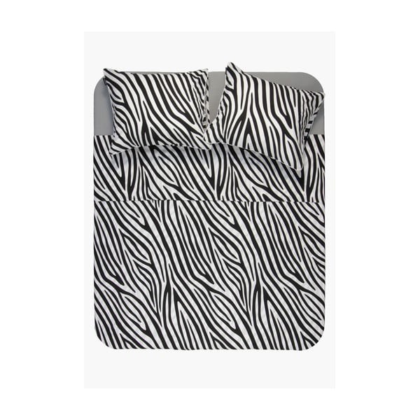 Bavlnená obliečka so zebrovým vzorom Ambianzz, 220 x 240 cm