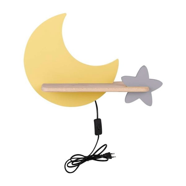Žlté detské svietidlo Moon - Candellux Lighting