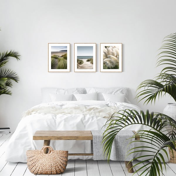 Obrazy v súprave 3 ks 30x40 cm Beach – knor-image-1