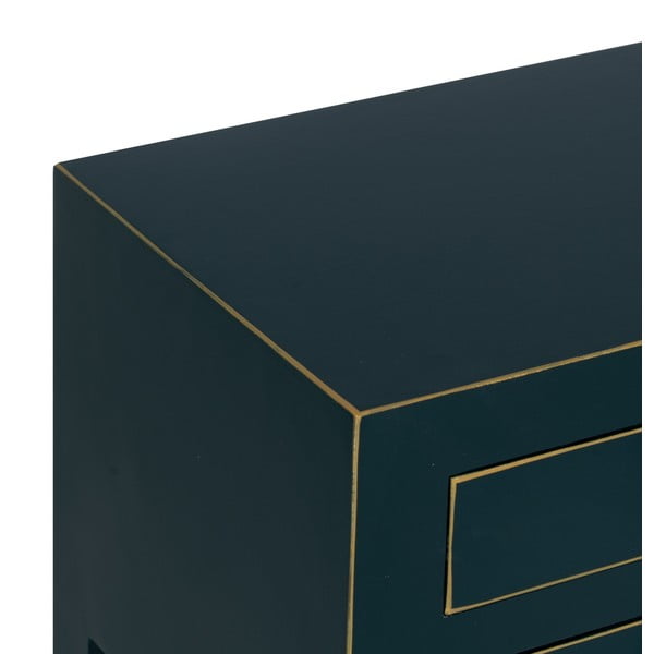 Modrý konzolový stolík 26x85 cm Diana – Ixia-image-4