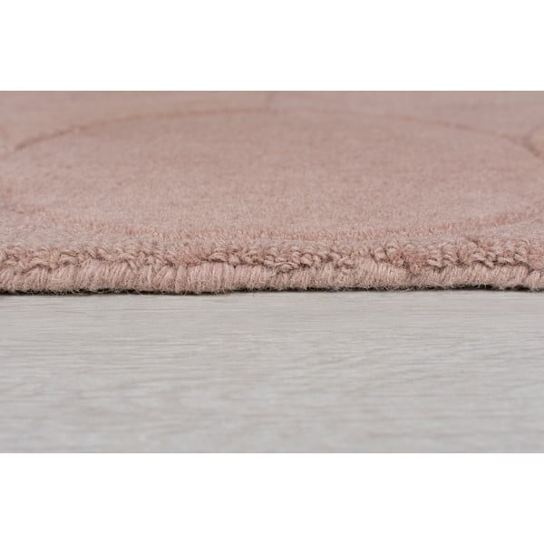 Ružový koberec z vlny Flair Rugs Gigi, 120 × 170 cm-image-4