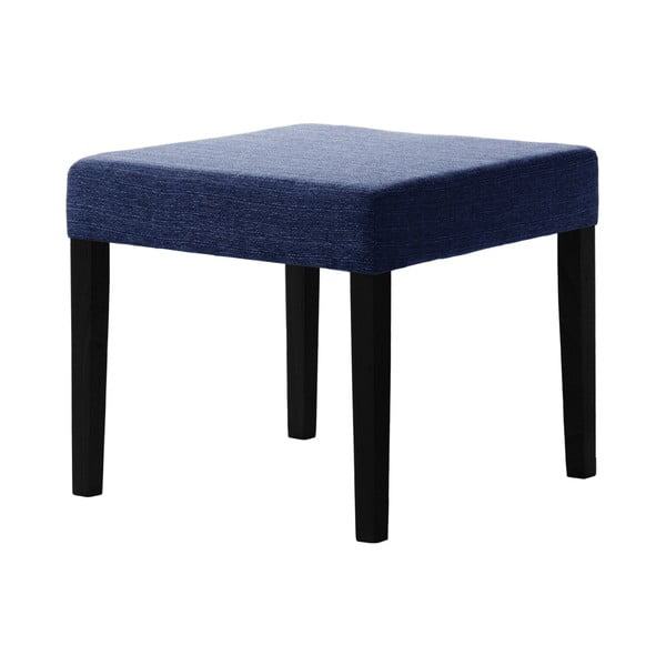 Modrá stolička s čiernymi nohami Ted Lapidus Maison Pétale