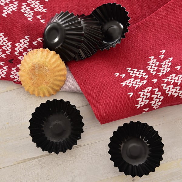 Kovové formy na pečenie tartaletky v súprave 6 ks ø 7 cm – Orion-image-1