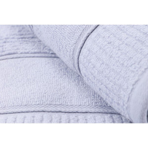 Svetlomodré froté bavlnené uteráky v súprave 2 ks 50x90 cm Daniela – Foutastic-image-1