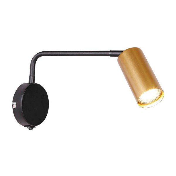 Kovové nástenné svietidlo v čierno-zlatej farbe Tina - Candellux Lighting-image-3
