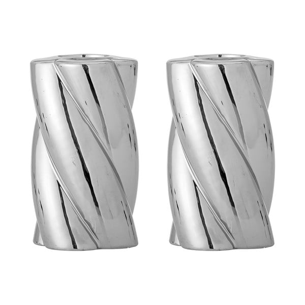 Kameninové svietniky v súprave 2 ks Silvia – Bloomingville