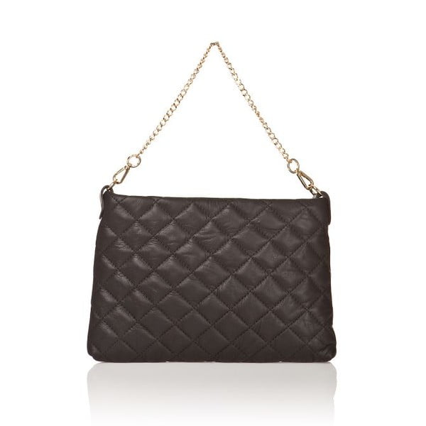 Čierna kožená kabelka Edmond Louis Ines-image-1