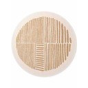 Krémový/v prírodnej farbe okrúhly vnútorný a vonkajší koberec ø 200 cm Haringey Bounds – Ted Baker