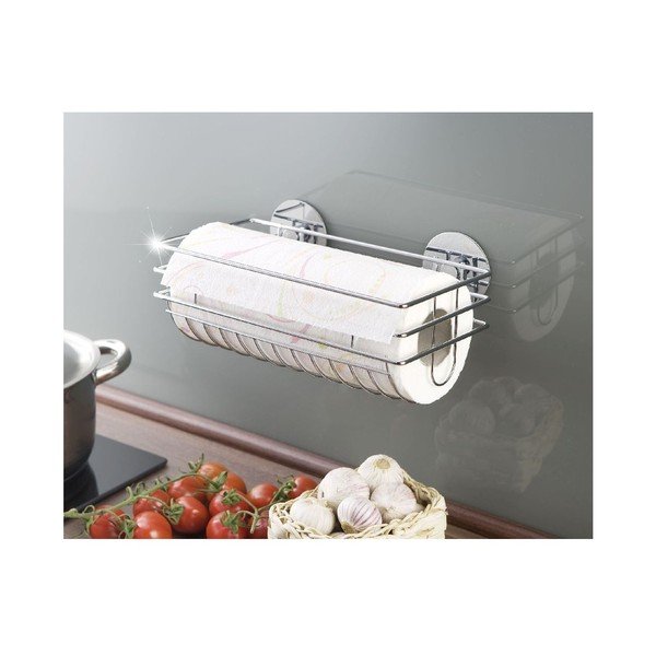 Samodržiaci držiak na kuchynské utierky Wenko Turbo-Loc, až 40 kg-image-2