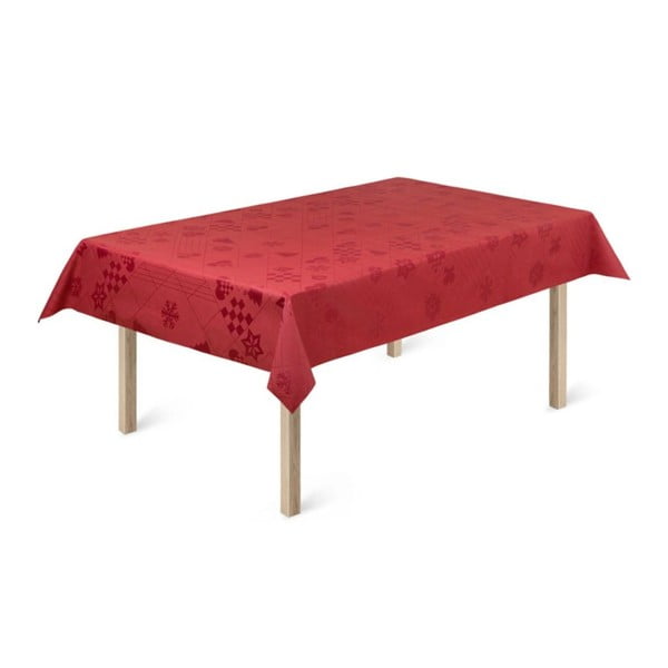 Damaškový obrus s vianočným motívom 150x220 cm Natale – Rosendahl