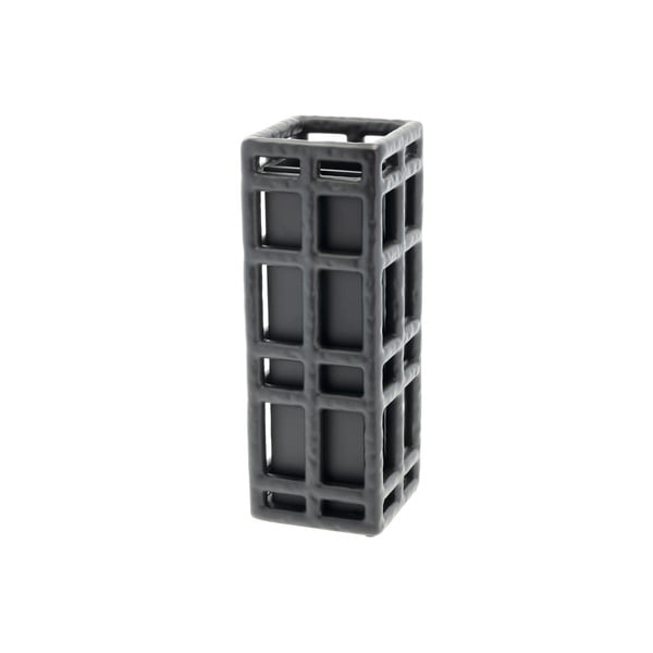 Čierna ručne vyrobená váza z polyresínu (výška 30 cm) Lyst – Villa Collection