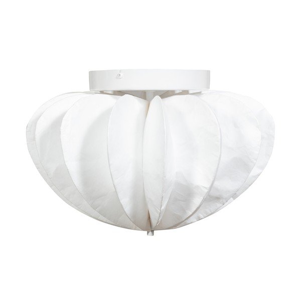 Biele stropné svietidlo s papierovým tienidlom ø 40 cm Dalia – WOOOD-image-3