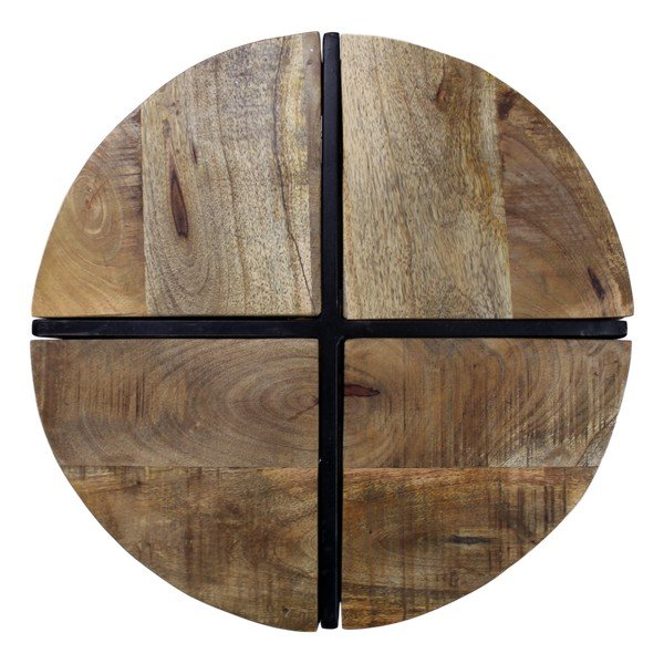 Príručný stolík z mangového dreva HSM collection Jackso, , 40 × 51 cm-image-4