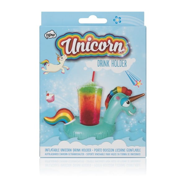 Nafukovací držiak na pitie npw™ Inflatable Unicorn