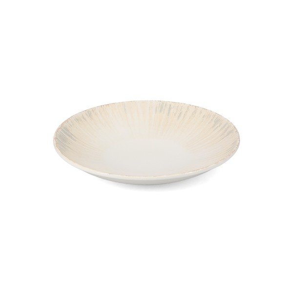 Svetlosivý hlboký  porcelánový tanier ø 25,5 cm Nuance – BonBistro