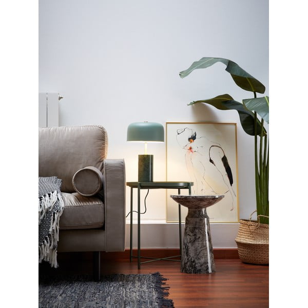 Sivý odkladací stolík Kave Home Kesbury, výška 46 cm-image-2