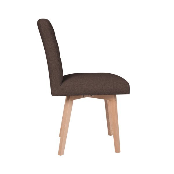 Hnedá jedálenská stolička Mazzini Sofas Tulip-image-3