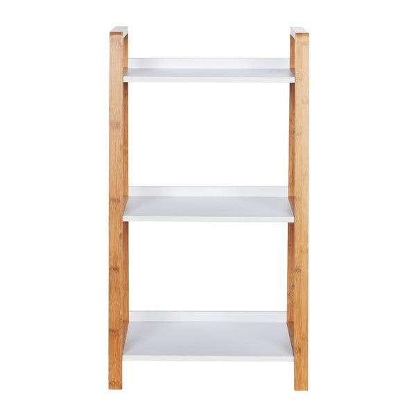 Bambusový kúpeľňový regál s 3 policami Wenko Finja-image-1