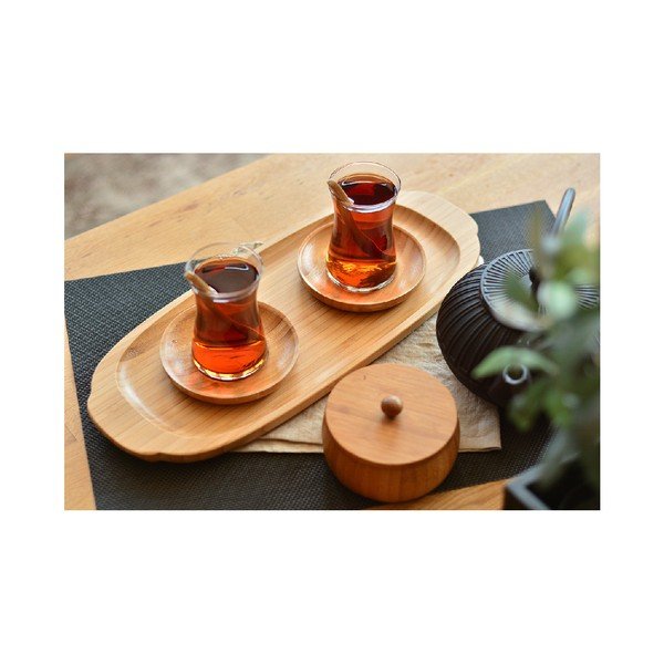 Bambusový servírovací podnos Bambum Getto, dĺžka 40 cm-image-1