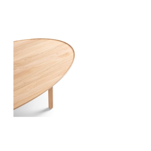 Konferenčný stolík z dubového dreva v prírodnej farbe 65x120 cm Mu - Gazzda-image-3