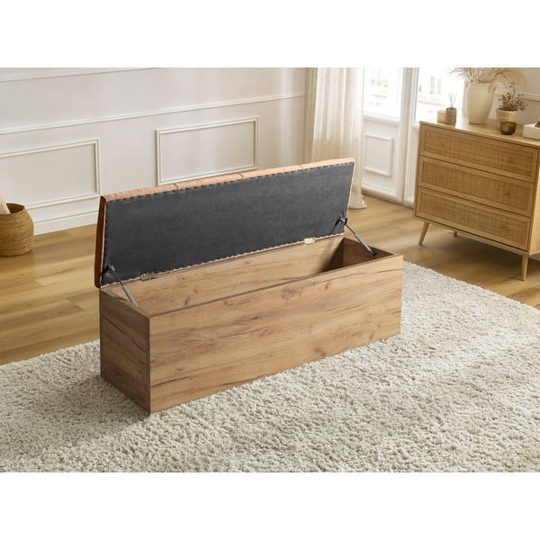 Lavica vo svetloružovej a prírodnej farbe Kumo – Bobochic Paris-image-4