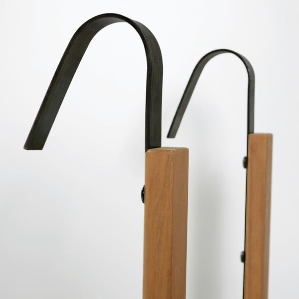 Závesný balkónový stolík z masívneho dreva 40x42 cm Amarilis – Kave Home-image-3
