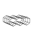 Kovový stojan na víno počet fliaš 5 Rocks – Zone