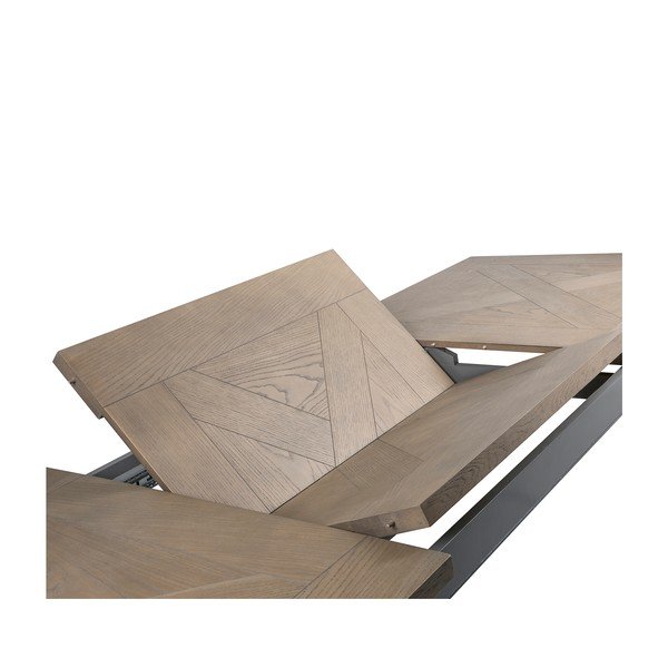 Sivý rozkladací jedálenský stôl Canett Royal, 200 cm-image-4