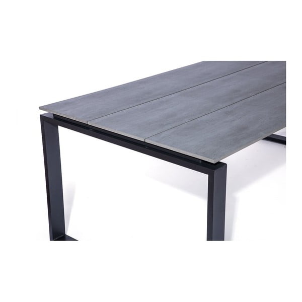 Súprava 4 ratanových jedálenských stoličiek Gabriela a čierneho stola Strong - Bonami Essentials-image-4