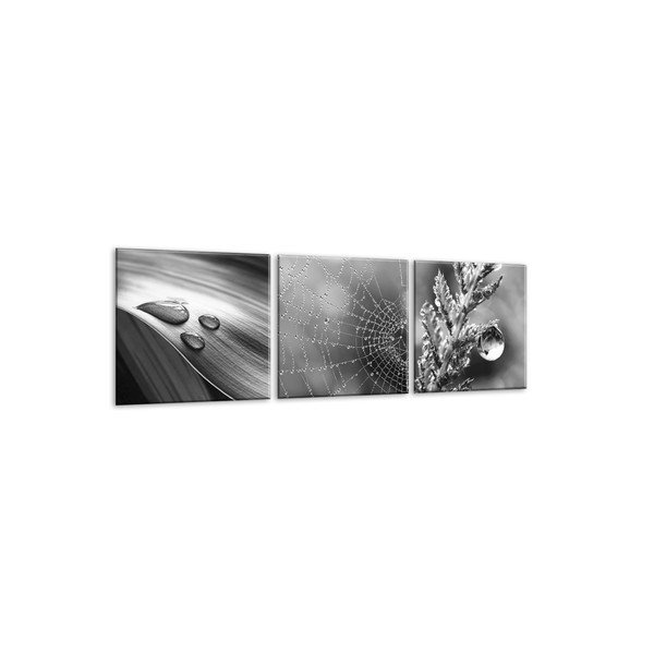 Sada 3 obrazov Styler Glasspik Set Drops-image-1