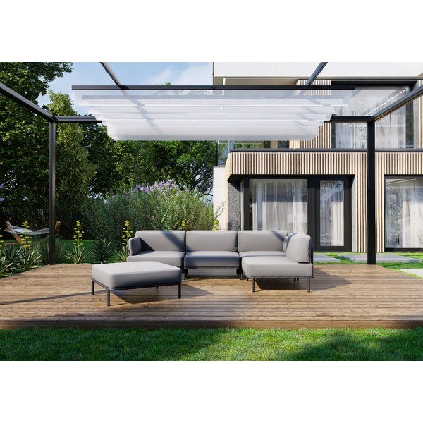 Svetlosivá záhradná modulárna pohovka 234 cm Salve – Sit Sit-image-4