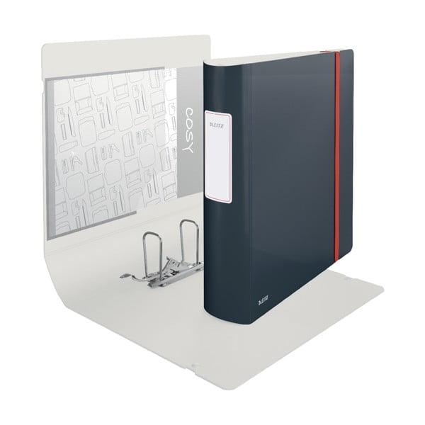 Sivý pákový zaraďovač Leitz Cosy, A4-image-2