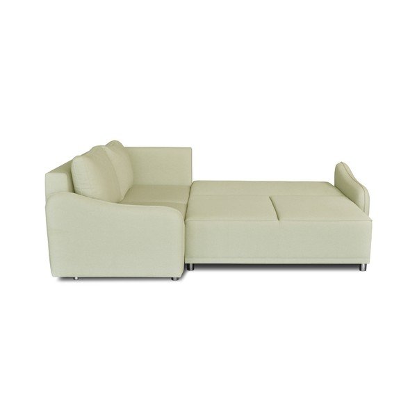 Béžová rohová rozkladacia pohovka Windsor & Co. Sofas Delta, ľavý roh-image-3
