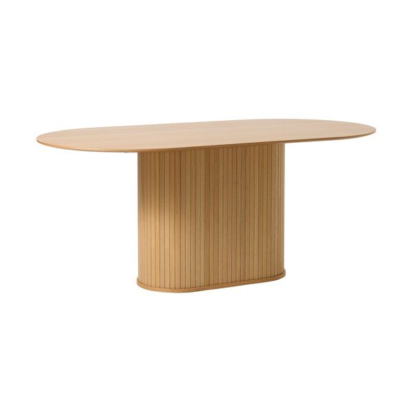 Jedálenský stôl s doskou v dubovom dekore 95x180 cm Nola – Unique Furniture