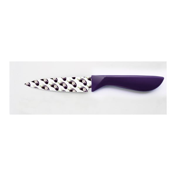 Fialový nôž s puzdrom Jean Dubost Funky Eggplant