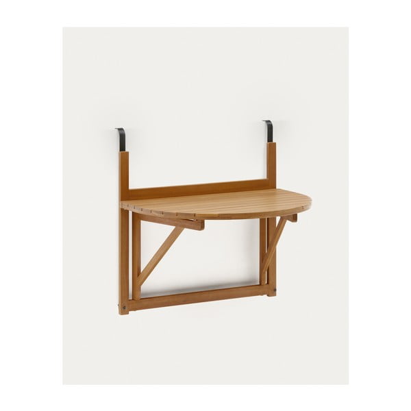 Závesný balkónový stolík z masívu akácie 50x70 cm Amarilis – Kave Home-image-2