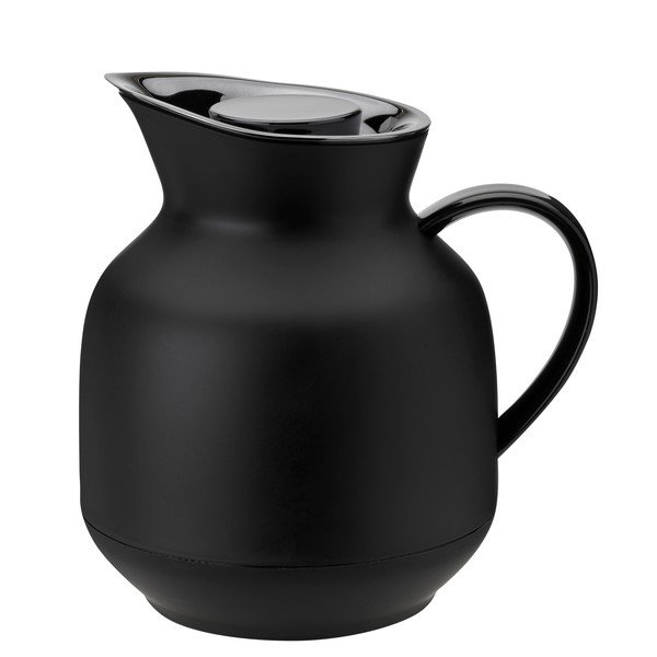 Čierna plastová termokanvica 1 l Amphora – Stelton
