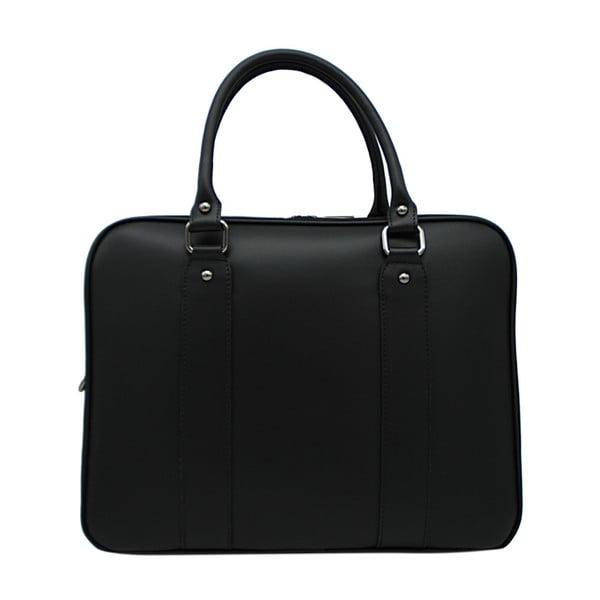 Čierna taška / kabelka z pravej kože Andrea Cardone Santo Melo