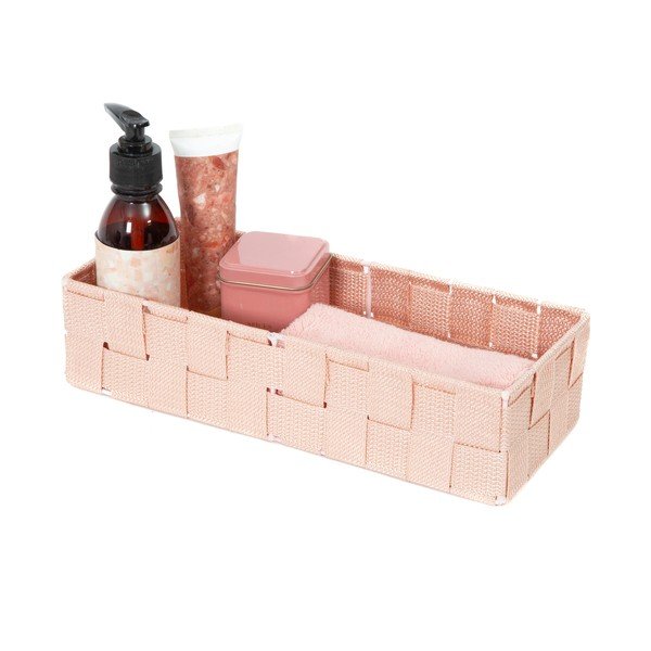 Ružový kúpeľňový organizér Compactor Stan, 30 x 12 cm-image-1
