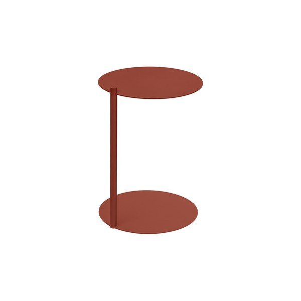 Oceľový okrúhly odkladací stolík 41x40 cm Ande – noo.ma-image-2