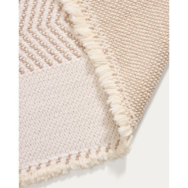 Béžová kúpeľňová predložka 50x70 cm Bina – Kave Home-image-2